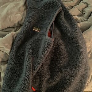Navy LL Bean Fleece Vest- Large